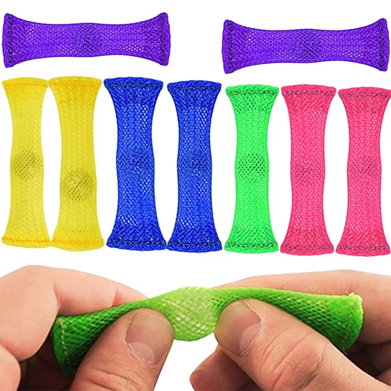 

3Pcs Sensory Fidget Toys Marble Mesh Stress Relief For Anxiety Autism Therapy Funny Kids Gift Juguetes Divertidos Para Niños