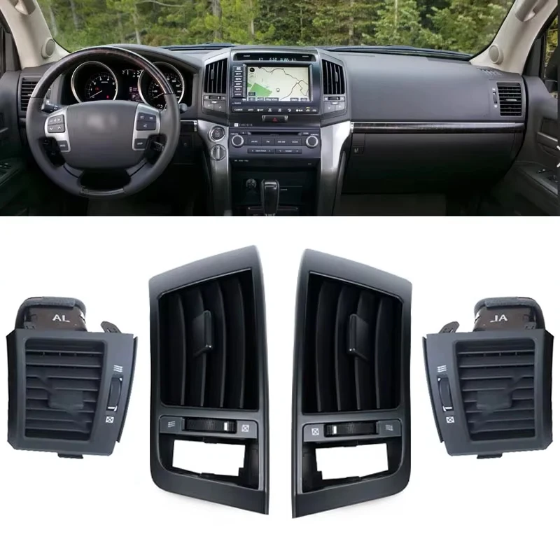 Car A/C Air Conditioner Air Vent Outlet Grill For Toyota Land Cruiser 200 LC200 2008 2009 2010 2011 2012 2013 Car accessories