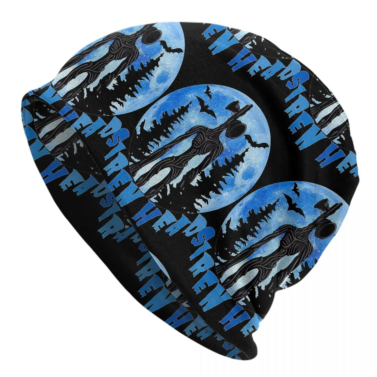 Cartoon Horror Creepypasta Siren Head Men Women Adult Beanies Caps Knitting Bonnet Hat Warm Hip Hop Autumn Winter Skullies Hats