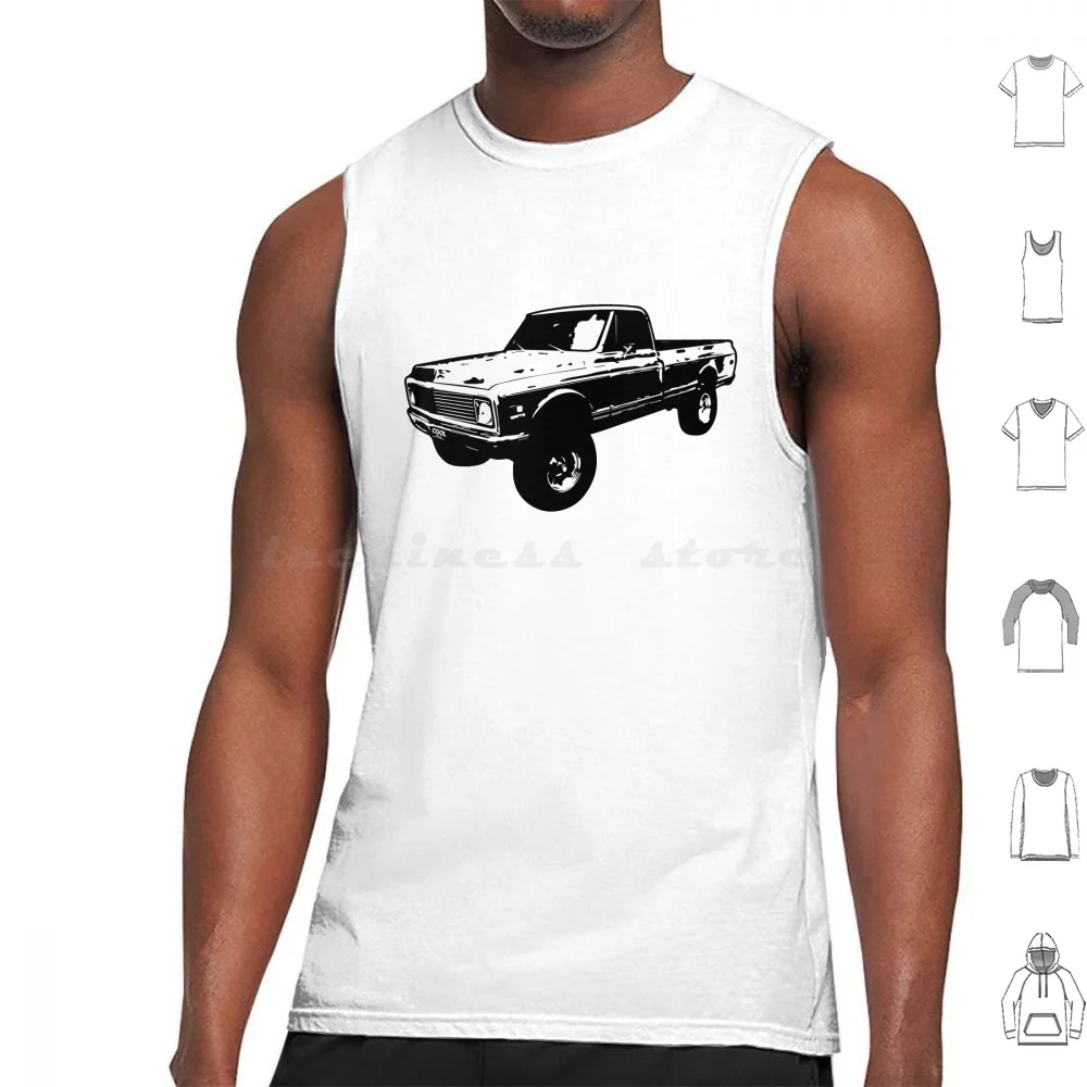 67-72 Custom C Truck Tank Tops Print Cotton 1967 67 1968 68 1969 1970 1971 1972 69 70 71 72 Truck C 10 C10 Pickup