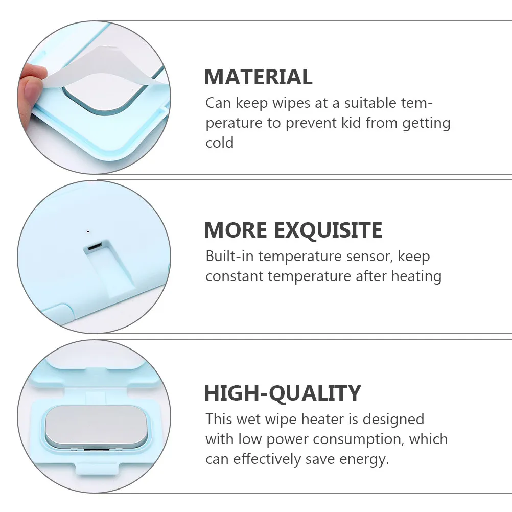 Baby Wipe Warmer Baby Wipe Heater Diaper Wipe Heater Wipe Warmer for Vehicle Wipe Warmer for Home view 5