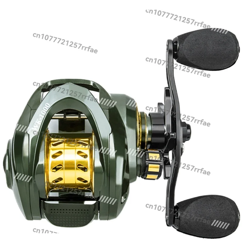 Micromatter water drop wheel metal far throw luya wheel thunder strong fish wheel black fishing  fishing