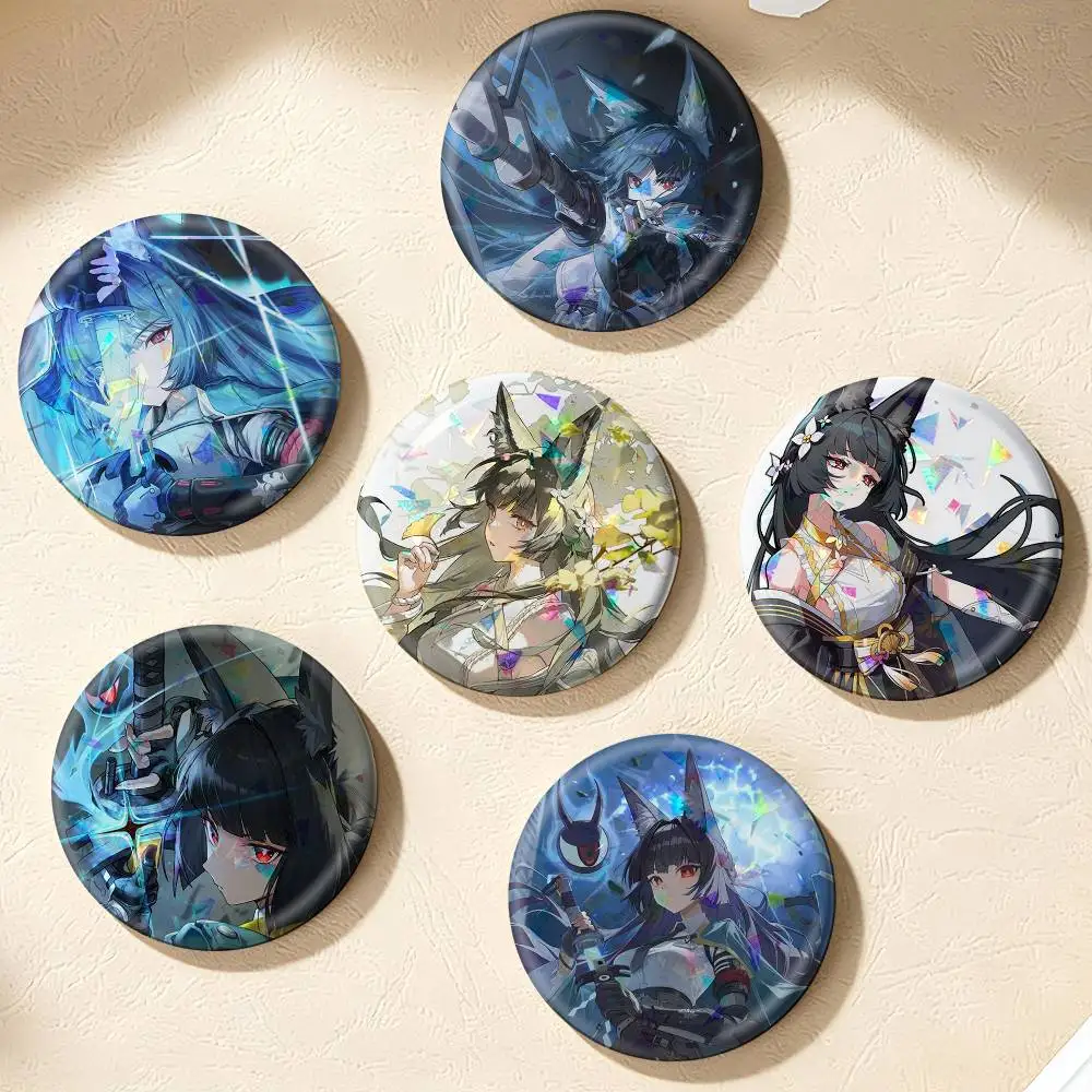 Hoshimi Miyabi ZZZ Game  75mm 44mm 25mm Accessories Toys Badge Brooch Backpack Hat Pins