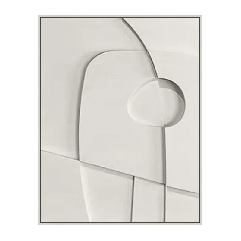 

Wabi sabi wind, hanging painting combination, three-dimensional decorative painting, living room sofa background, relief