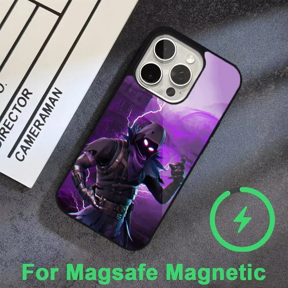 R-Royales F-Fortnites Phone Case  For iPhone 16,15,14,13,12,11,Pro,Max,Plus,Mini, Magsafe,Magnetic Wireless Charging Case