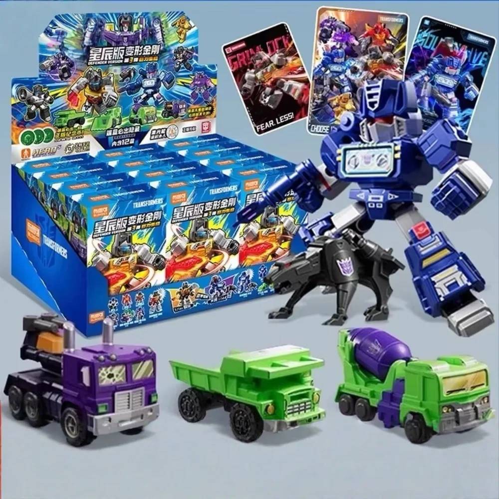 BLOKEES Transformers Star Edition 3, Bloques de Construcción de Grimlock, Soundwave, Shockwave, Robot Devastator Combinado, Juguetes de Ensamblaje