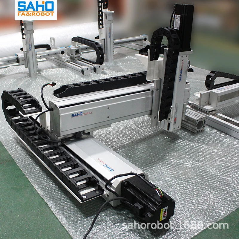 XYZ Axis CNC Double Linear Rail Sliding Table 100-1000mm Stroke Linear Actuator Stage Module