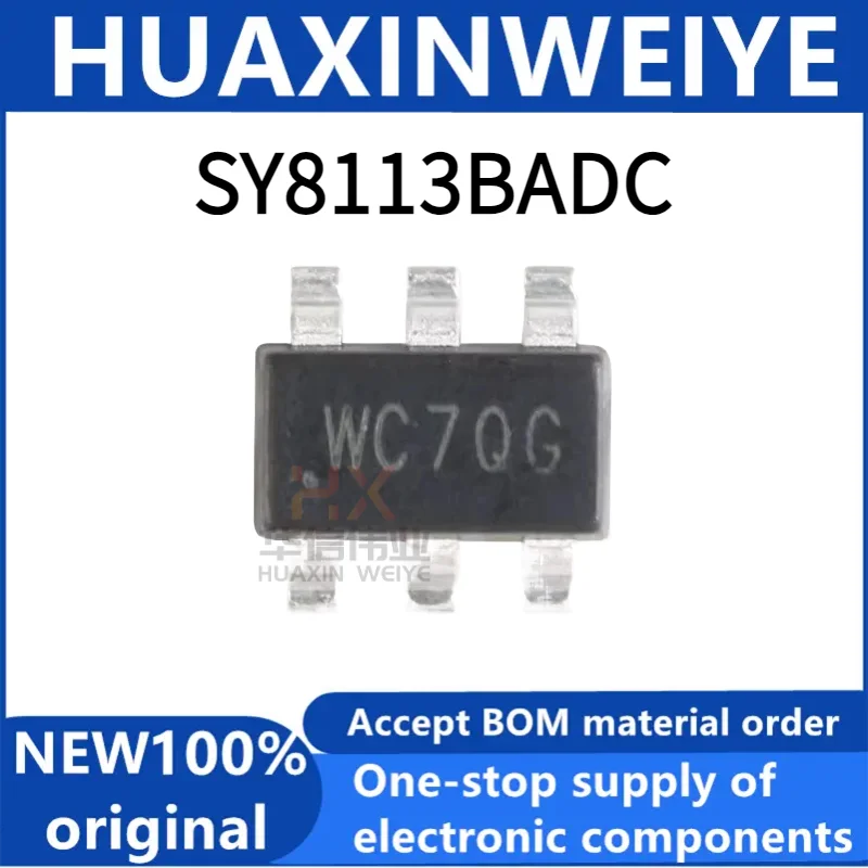 5/10/20pcs Original genuine SY8113BADC silk screen WC TSOT-23-6 synchronous buck DC-DC regulator chip