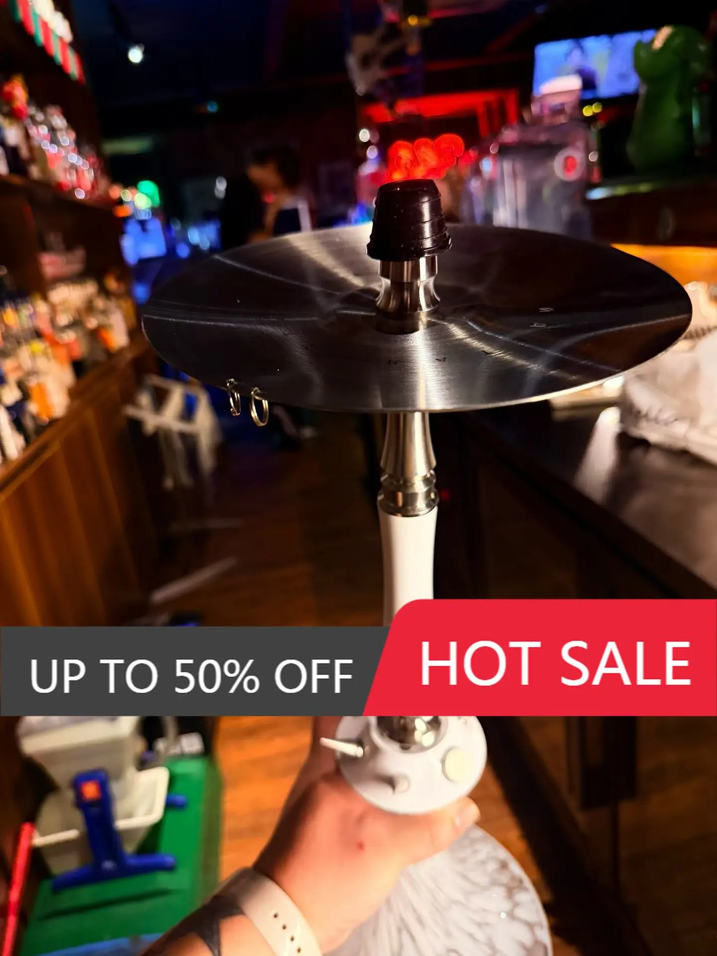 Doosha Hookah Valkyrie Mist Shisha High Quality 304 Stainless Steel Large Hookah With Glass Bottle Single Pipe