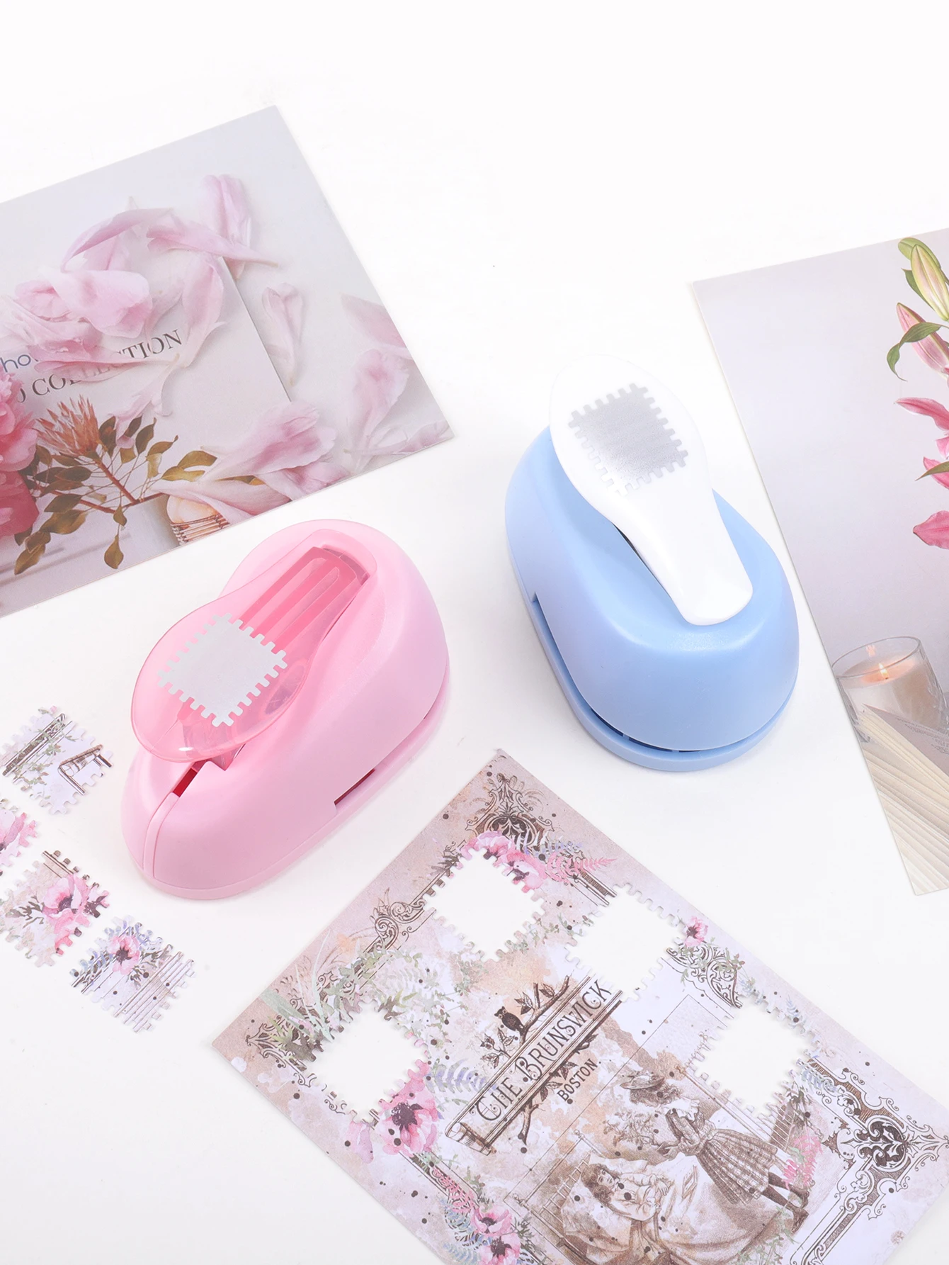 Stempelförmiger Papierstanzer, Tragbarer Locher für Bastelarbeiten, Scrapbooking-Zubehör, DIY-Kartenherstellung & Papierkunst-Werkzeug Geschenk – Detail 5