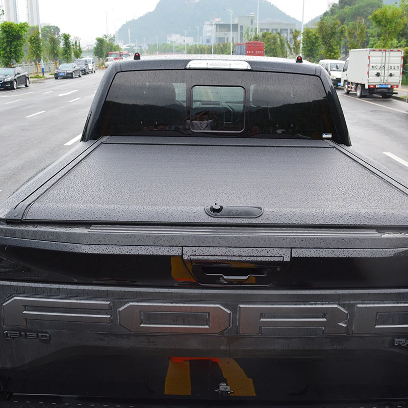 

Brand New Retractable Sliding Extendable Universal Aluminum Tonneau Cover For 2015-now Ford F-150, 5.8' Bed