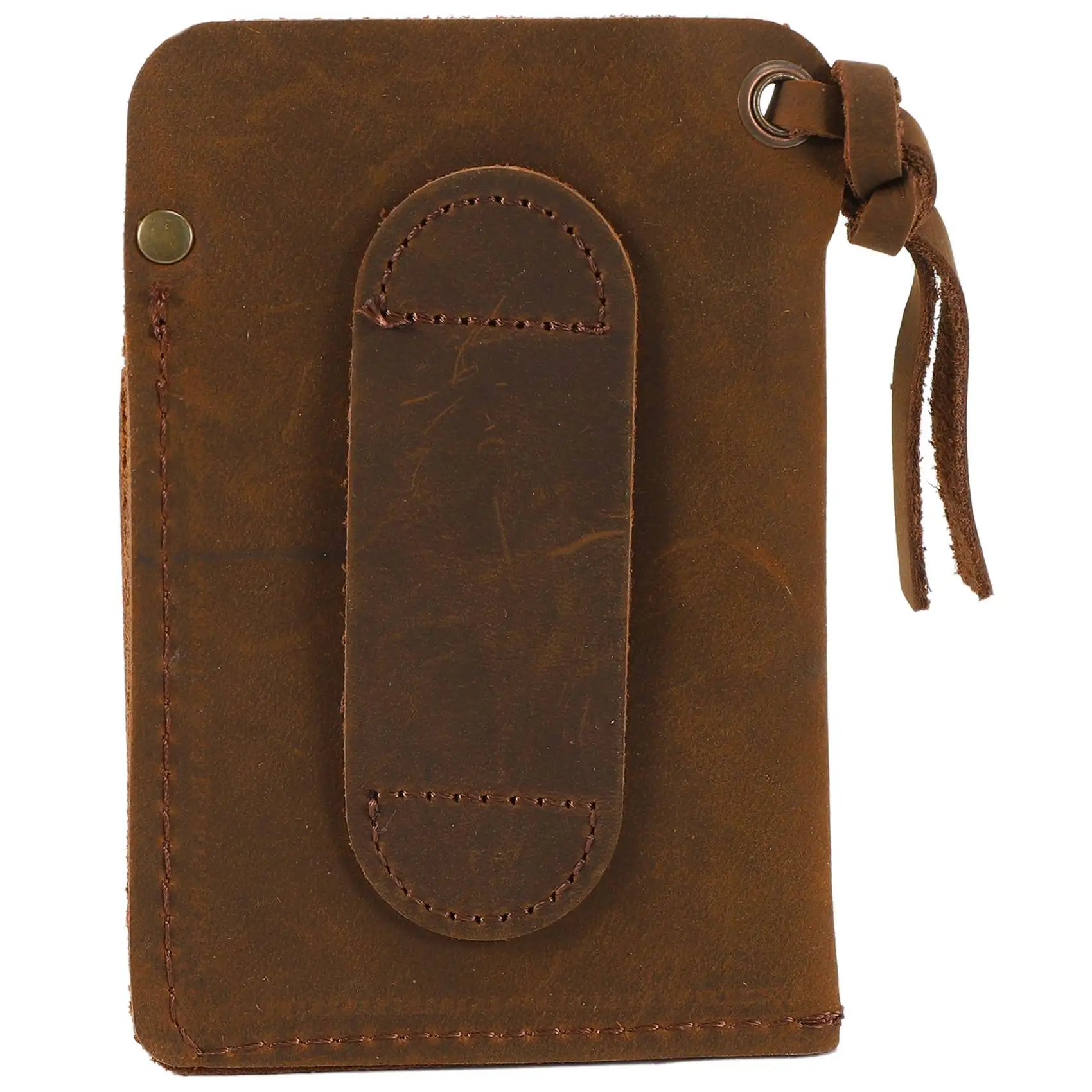 -ABPU Funda de cuero organizadora EDC hecha a mano/funda organizadora antideslizante para linterna/multiherramienta/cuchillo/bolígrafo