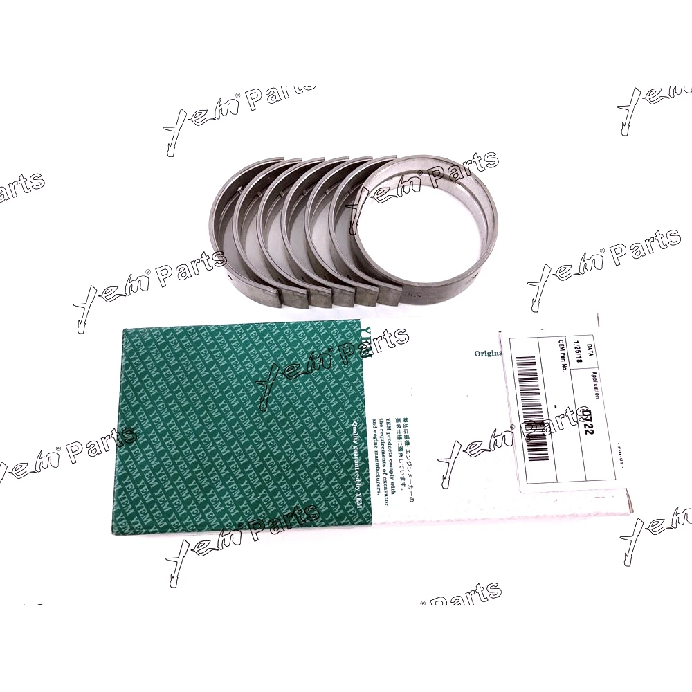 Hot Sell Main Bearing Oversize + 0.25mm For Kubota D722 Engine Parts