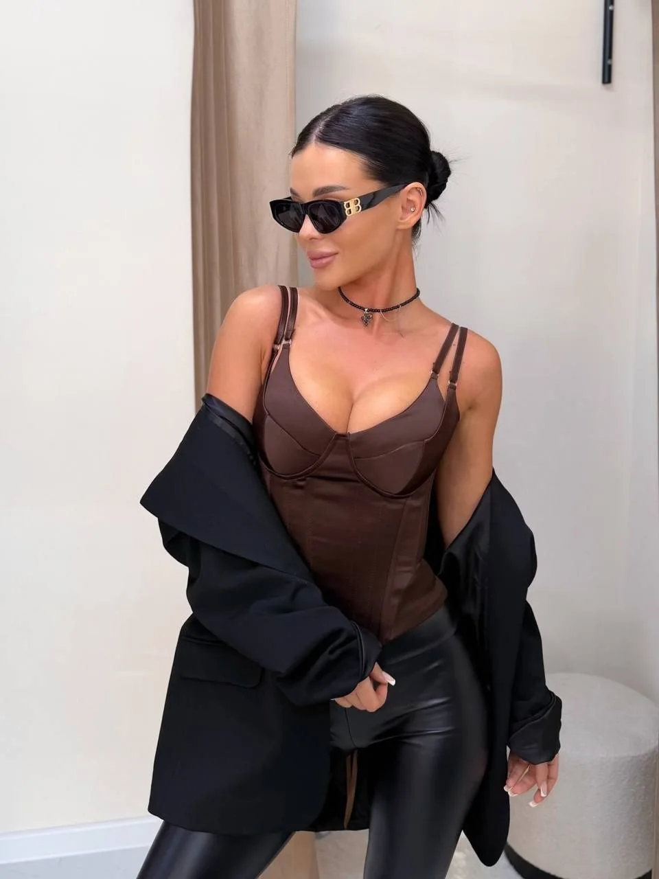 Sexy Satin Fishbone Corset Top Bandage Camisole Women Slim Sling Vest Female Skinny Corsets Y2K Clothes Summer Fashion Tank Tops