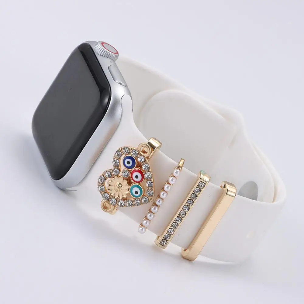 Brooch Diamond Strap Accessories For Apple Watch Band Decorative Ring Wristbelt Charms Watch Band Ornament For Apple Watch Band