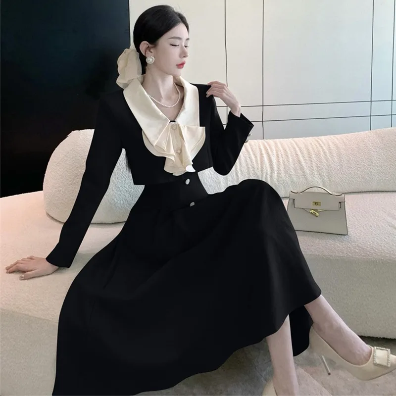 Röcke setzt Frauen Kleidung koreanische Mode entworfen Frühling Herbst Ernte Top Büro Dame Hepburn Stil elegante High Street Chic