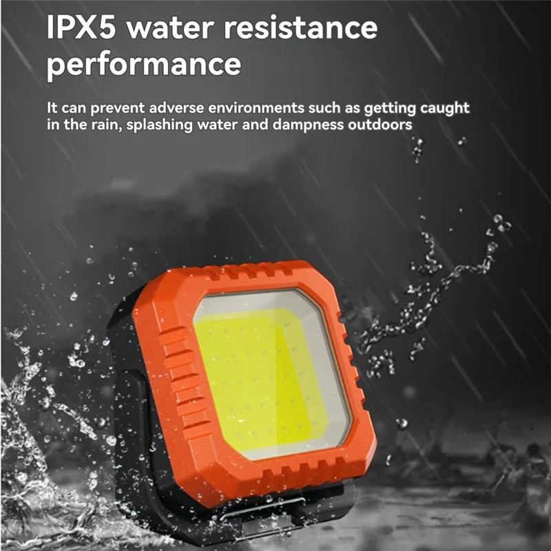 A95I-COB LED Rechargeable Mini Keychain Light Waterproof USB Charging High-Intensity Outdoor Work Lamp With Magnet Floodlight