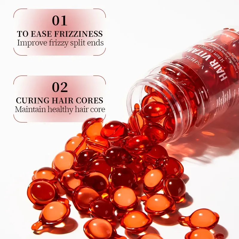 

Vitamin Capsule Hair Care Essential Oil for Improving Dry Curly Hair Pomade Smoothing Frizz Essence Conditioner