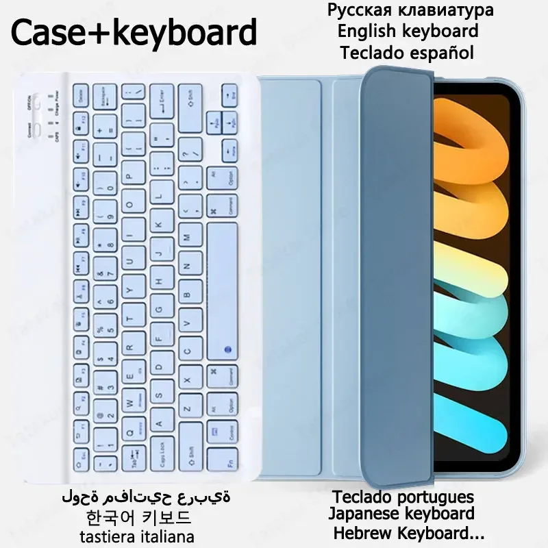 

Keyboard for Honor Pad X8a Case 11 inch 2024 TPU Case Magnetic Stand for Honor Pad X8a Keyboard Spanish German English Russian