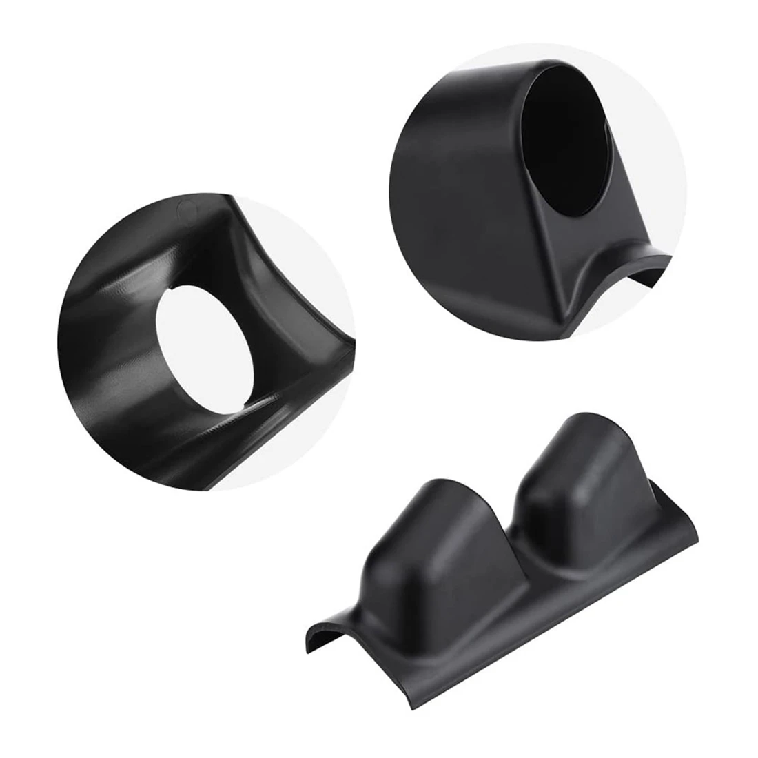 Leading-Edge-Universal 52Mm 2 Inch Meter Gauge Pillar Mount Pod Holder Bracket Cover For Car Auto Boat Motorcycle (Double Holes)