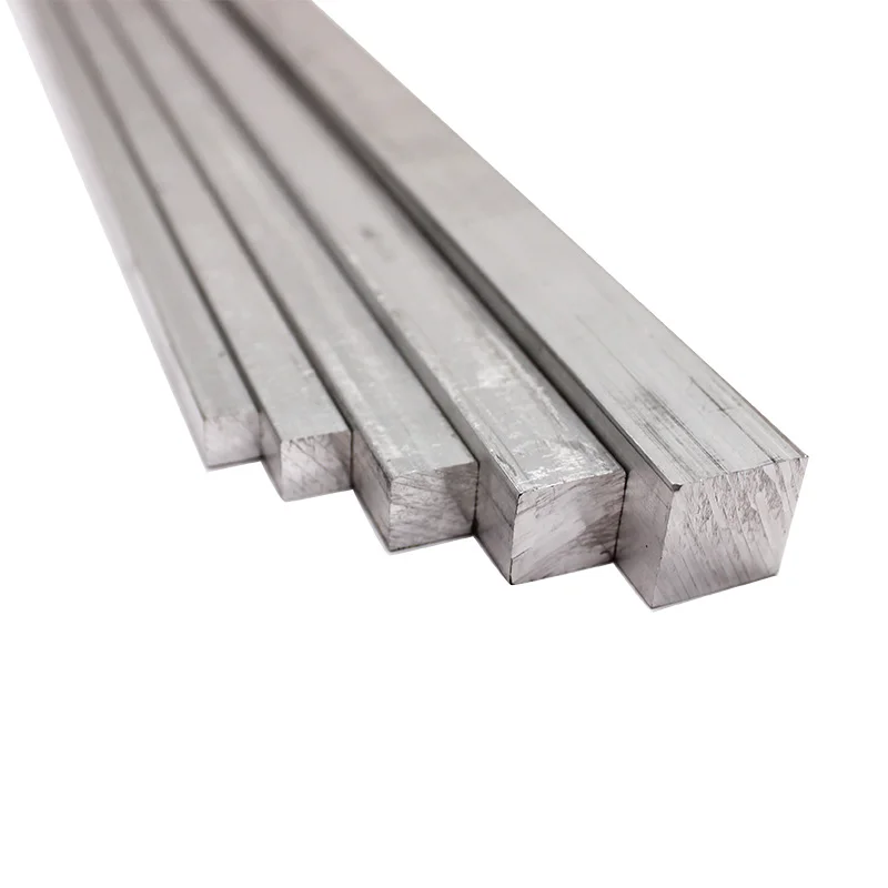 Aluminum Alloy Square Bar Rod Plate 5mm 8mm 10mm 12mm 14mm 15mm 16mm 18mm 20mm 22mm 25mm 28mm 30mm 35mm 40mm 45mm 50mm 55mm 60mm