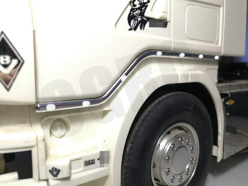 Côté de porte en alliage d\'aluminium, 1 paire, modèle RC, pour camion télécommandé Tamiya 1/14 Scania R620 56323 R730 R470