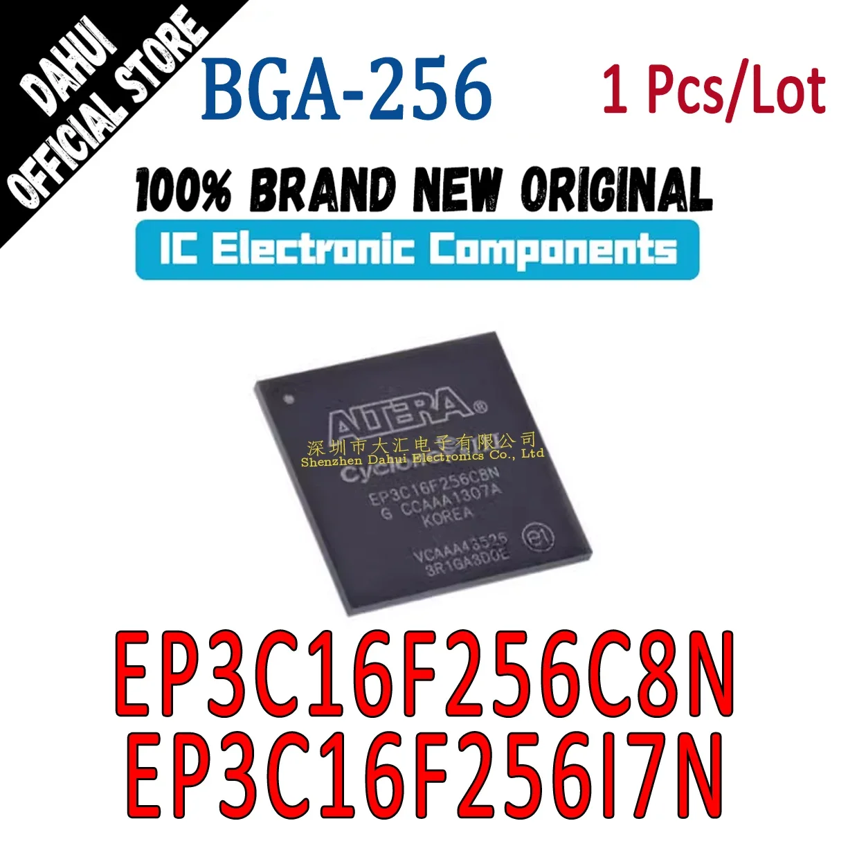 

EP3C16F256C8N EP3C16F256I7N BGA-256 Programmable logic IC Chip Brand New Original In Stock