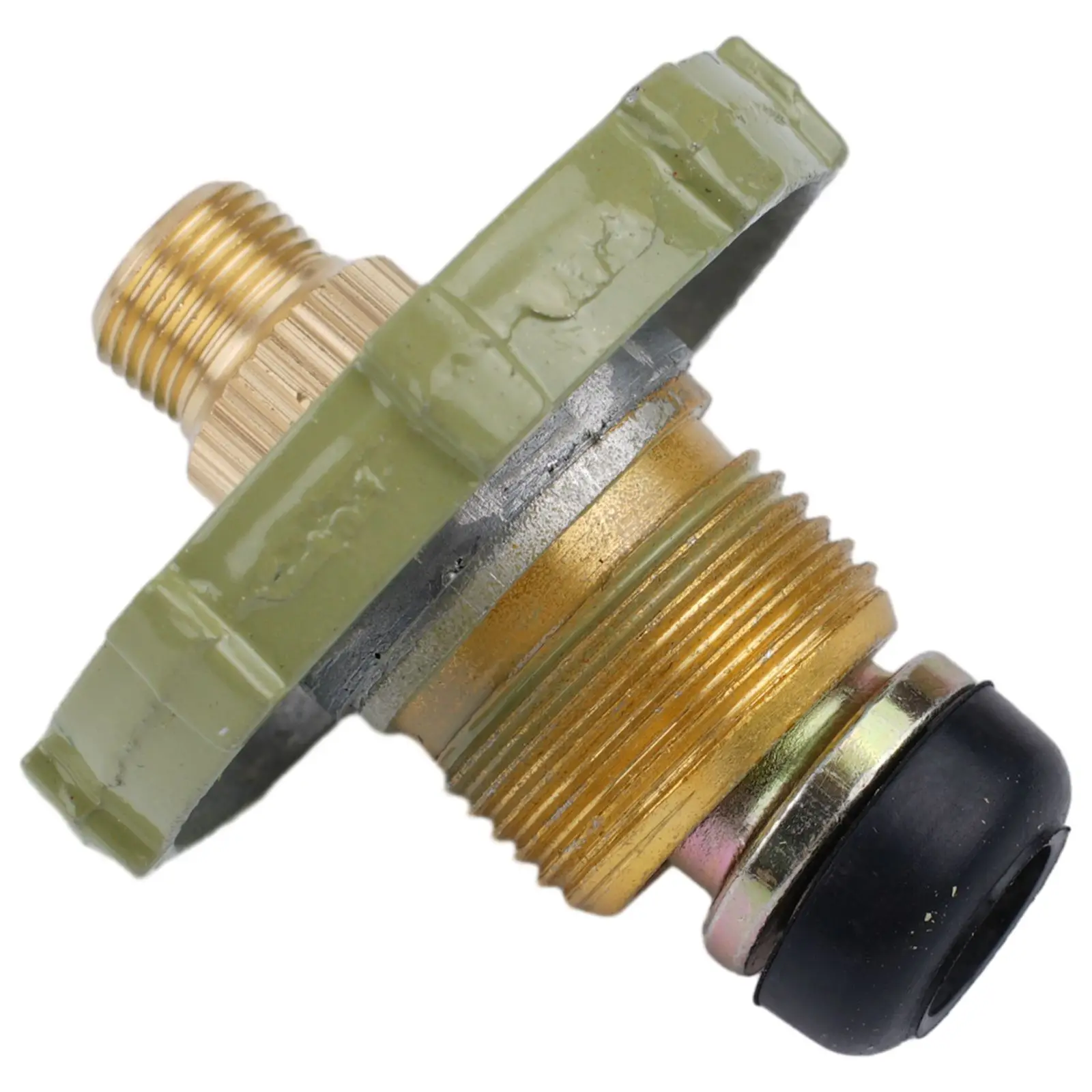 Adaptador de quemador de estufa para acampar al aire libre, conector convertidor de horno de tipo dividido, adaptadores de cilindro de tanque de cartucho de Gas de apagado automático