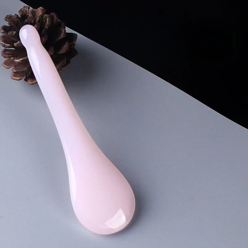 2026 الخريف الطبيعي اليشم عصا تدليك الوجه العين الوخز كشط أداة تصميم مريح للبالغين صالون تجميل المنزل الأخضر