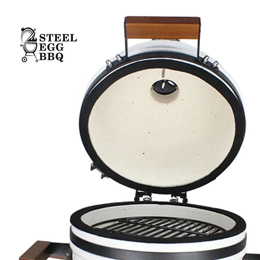 SEB KAMADO asador a carbon de puerco carne mini small 13 inch industrial termometro horno asador giratorio