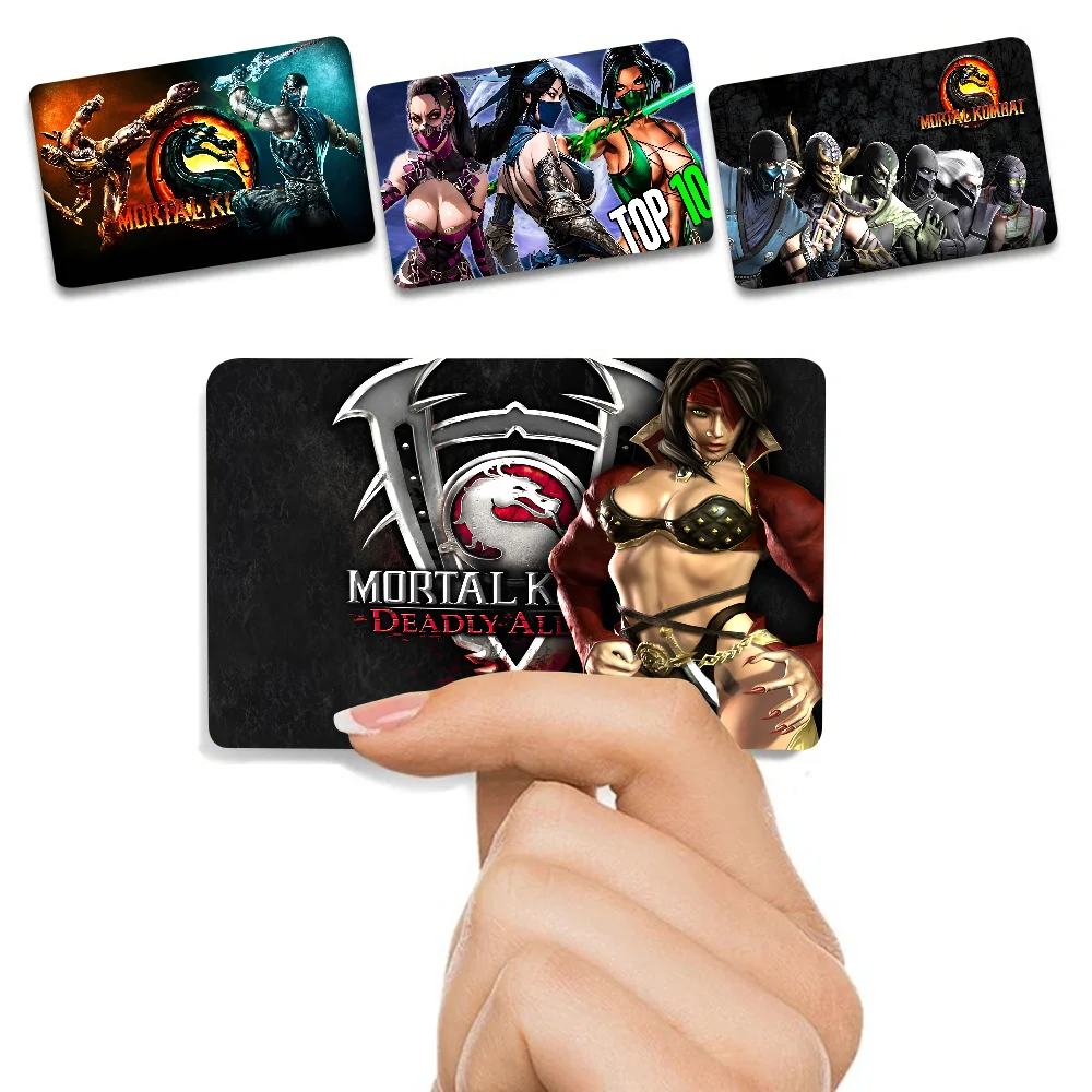 Mortal Kombat Game Film Cover Sticker Case For Small Chip Credit Debit Card Front Side