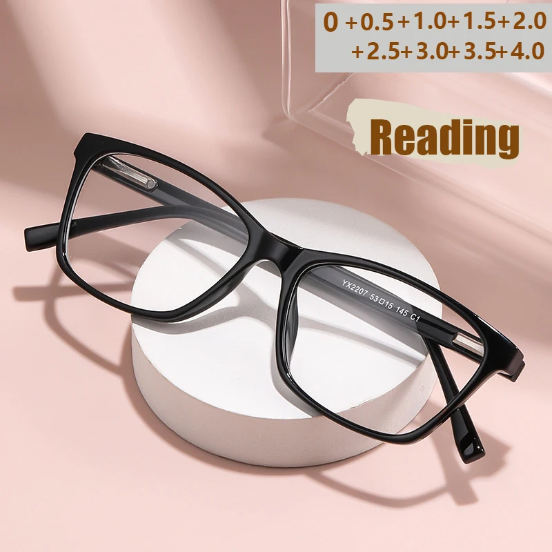 Modische Lesebrille mit eingesetzten Federbeinen und hochauflösenden Blaulichtspäne, Lesebrille 2207