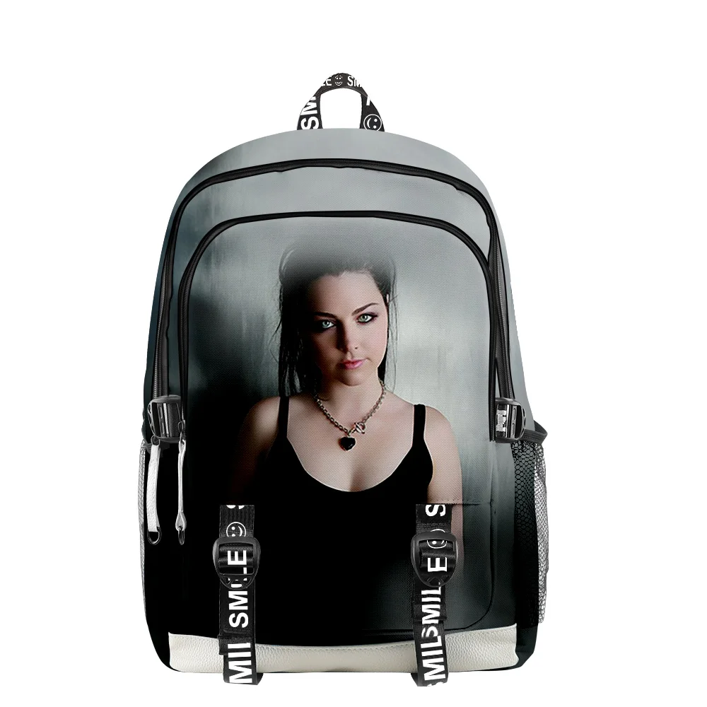 

Amy Lynn Lee Merch Backpack Zipper Rucksack Fashion Daypack Traval Bag 2023 Casual Oxford Cloth Bag