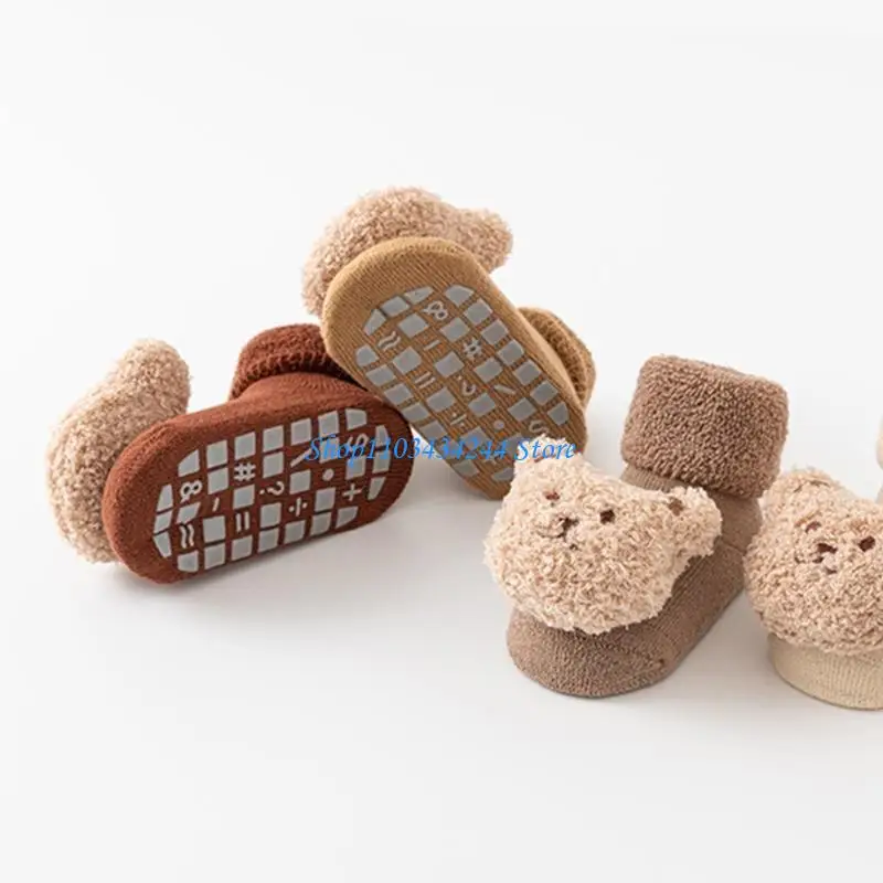 جوارب ناعمة ومريحة للأطفال الصغار غير قابلة للانزلاق للأولاد والبنات #5