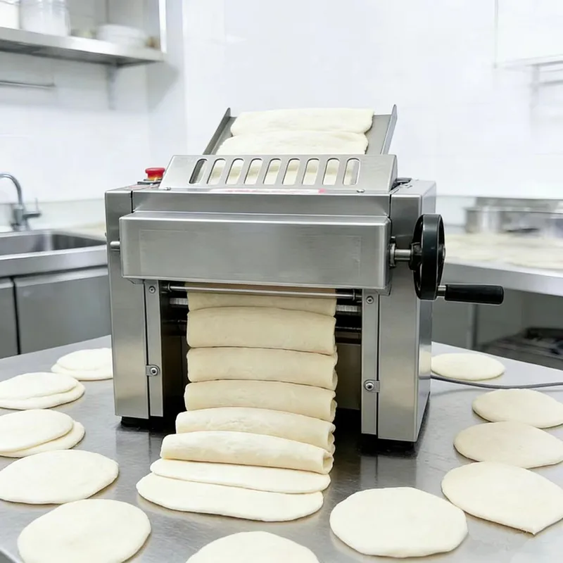 Machine Dough Flattening Machine Dough Plate Press #High Quality Automatic Dough Press Machine Roller Sheeting