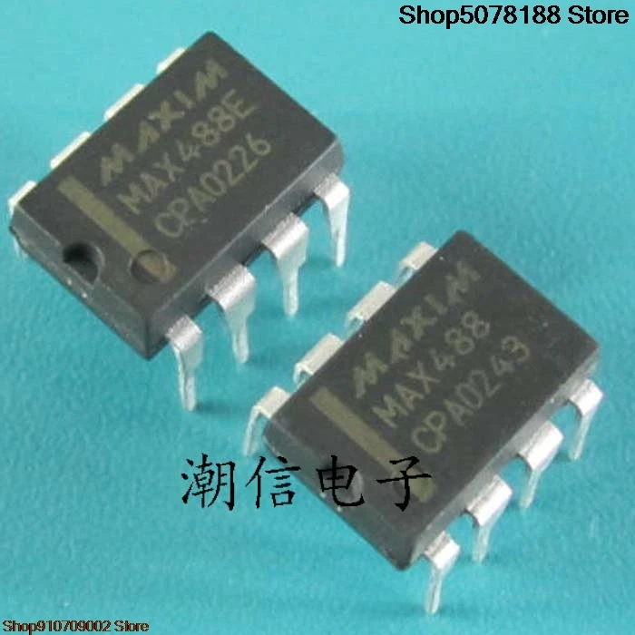 10pieces MAX488CPA MAX488ECPA DIP-8