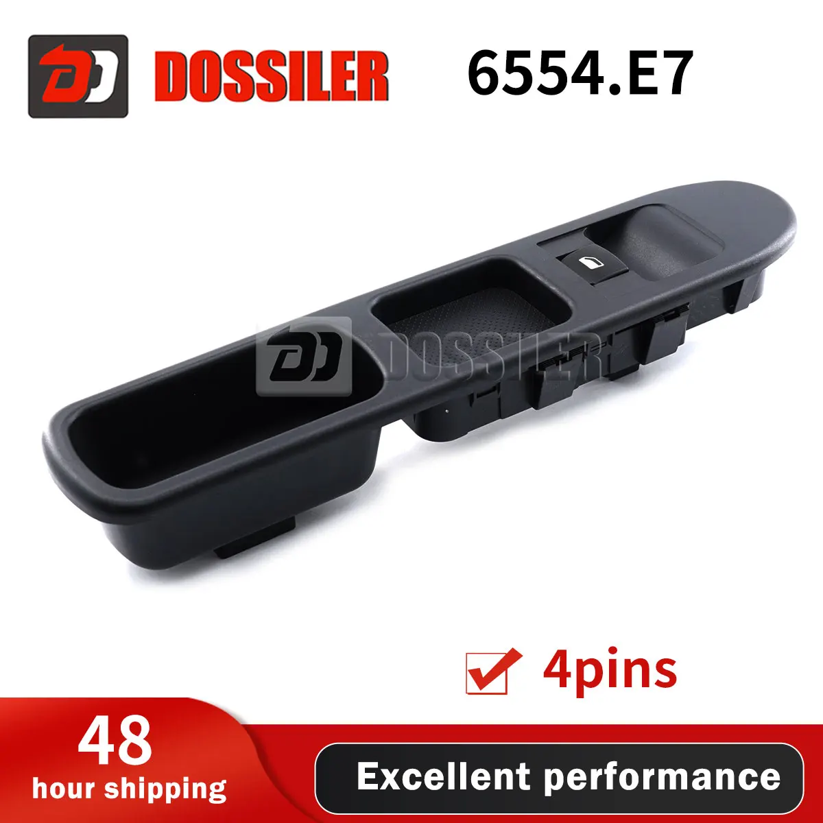 

6554.E7 Dossiler NEW Car Auto Parts Passenger Side Control Window Switch for Peugeot 307 SW CC 307SW 307CC 2002 - 2014 6554E7