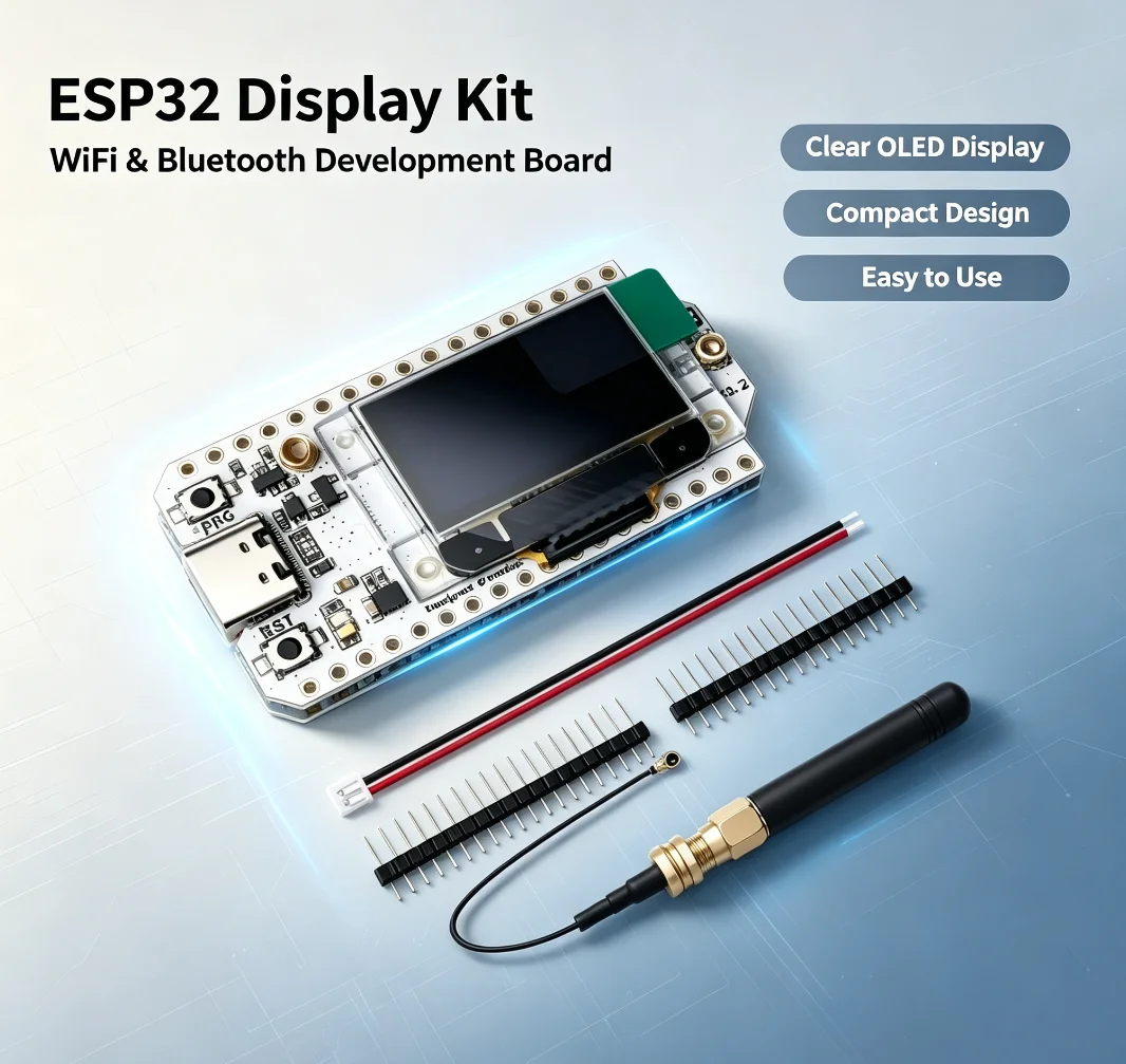 Meshtastic Wifi Heltec LoRa 32 V3 Development Board 433MHz 868MHz ESP32 OLED SX1262 Blue 0.96 Inch Display for Arduino