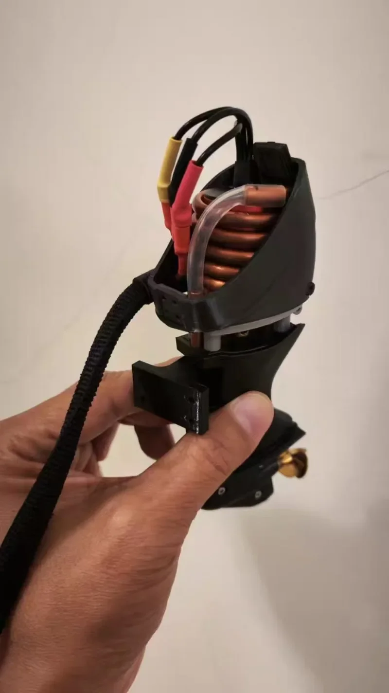 RoRuS1PCS 2-3S Scale RC Outboard Motor Kit 2345 Brushless Motor Water-cooled Copper Tube DIY Parts For Model Speedboat Modificat 5