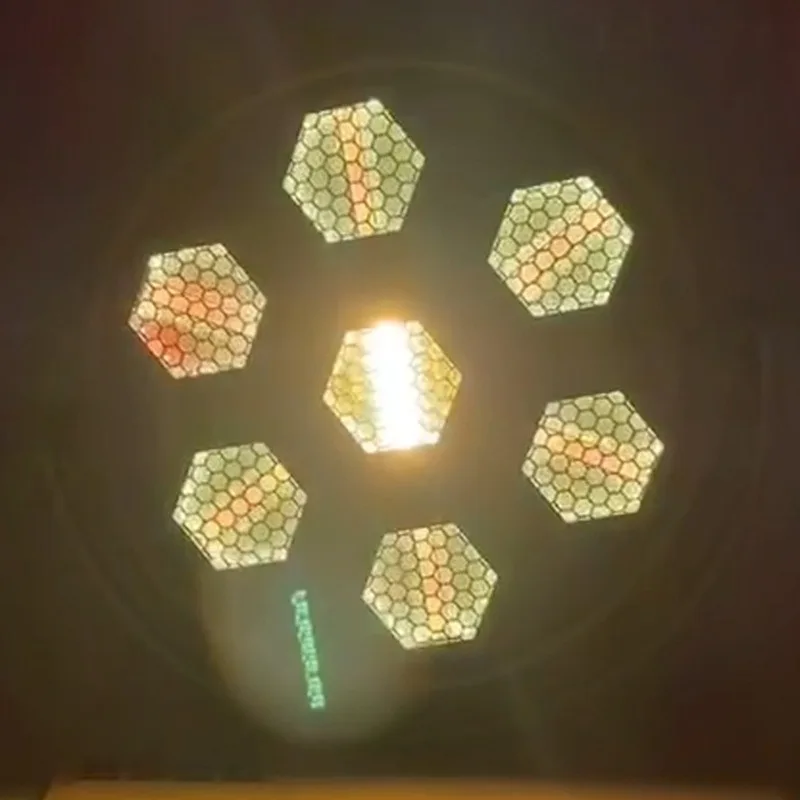 Stage background light 7pcs 60w led pixel retro flash RGB colorful stage atmosphere dyeing surface light