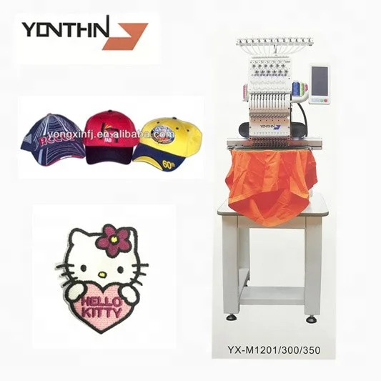Yonthin Like Tajima High Speed 1 Head/single Head Cap  Embroidery Machines with Price