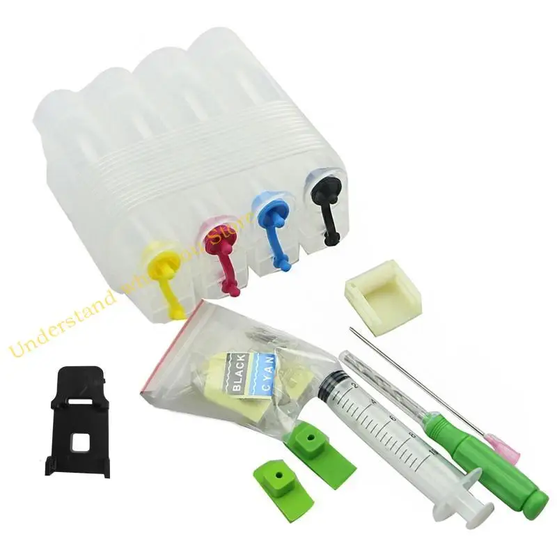

J60A New DIY 4 Colors Refillable Cartridge CISS Fitting For Series Printer