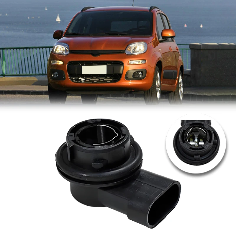 Staffa per presa per luce di marcia diurna per auto Base per luce nera Portalampada Portalampada Ricambi auto 6000630175 Per Fiat Panda 2012+