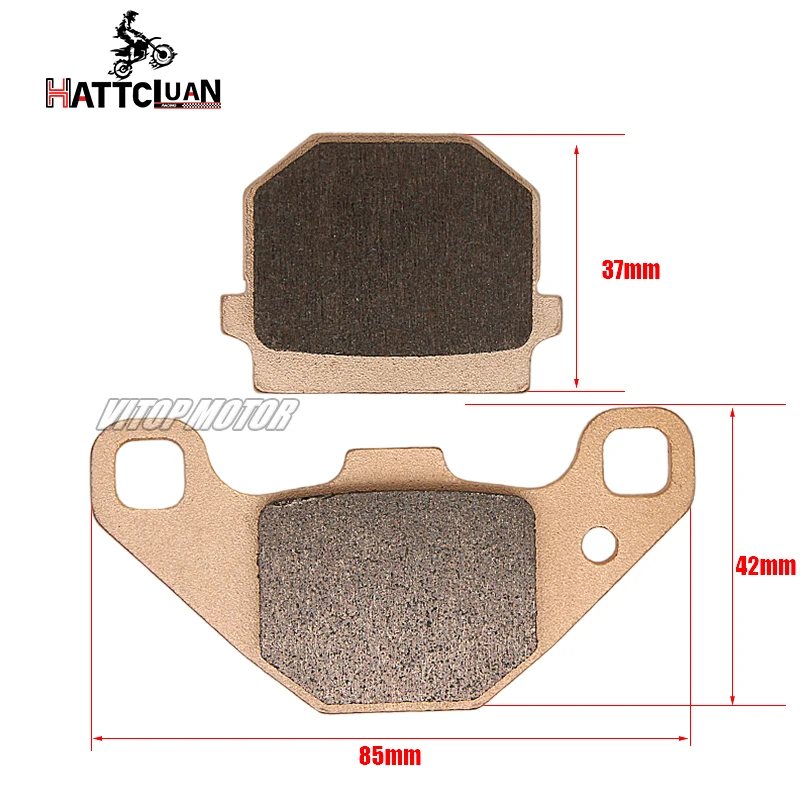 

HATTCLUAN Motorcycle Accessories Front Metal Sintering Brake Pad for Kawasaki KX125/250 KDX125 KMX200 KXF/KXT250 Friction Plate