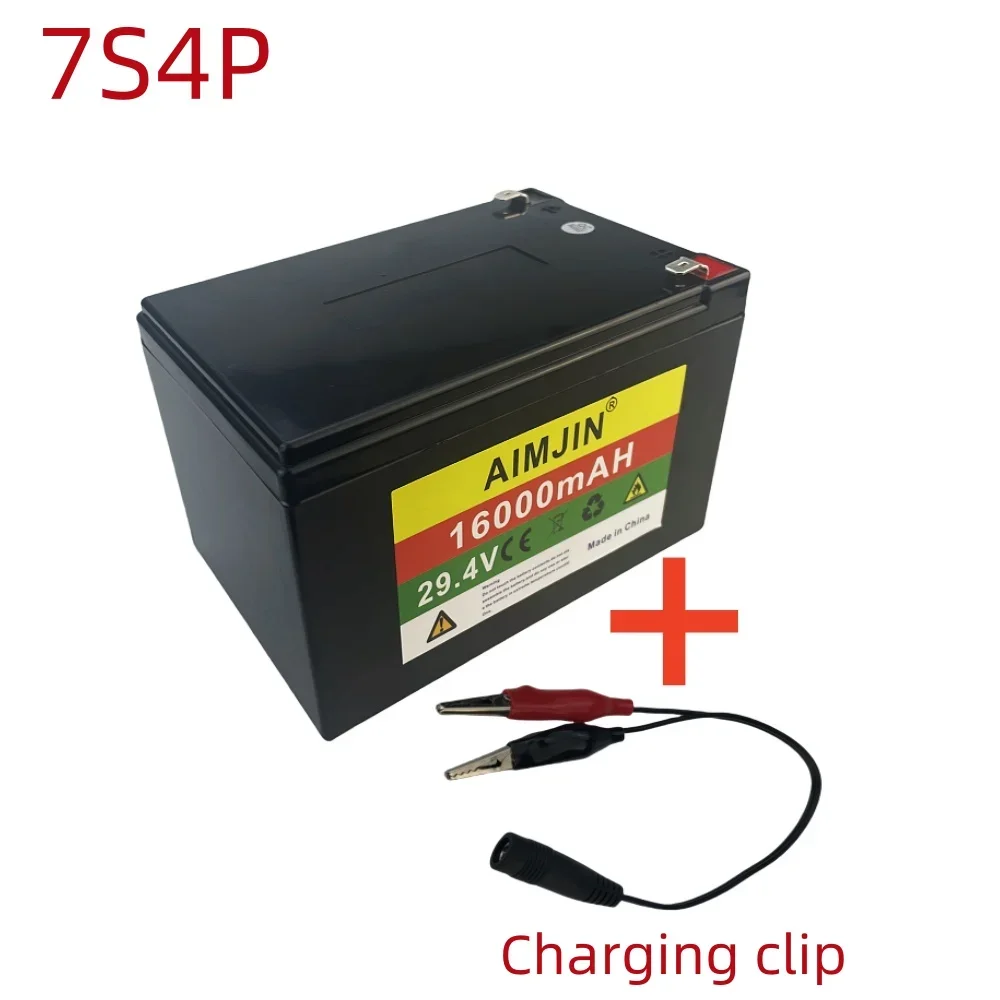 7S5P Power Battery 24V 16ah Battery Pack 500W 29.4V 16000mah Wheelchair Lithium-Ion Battery