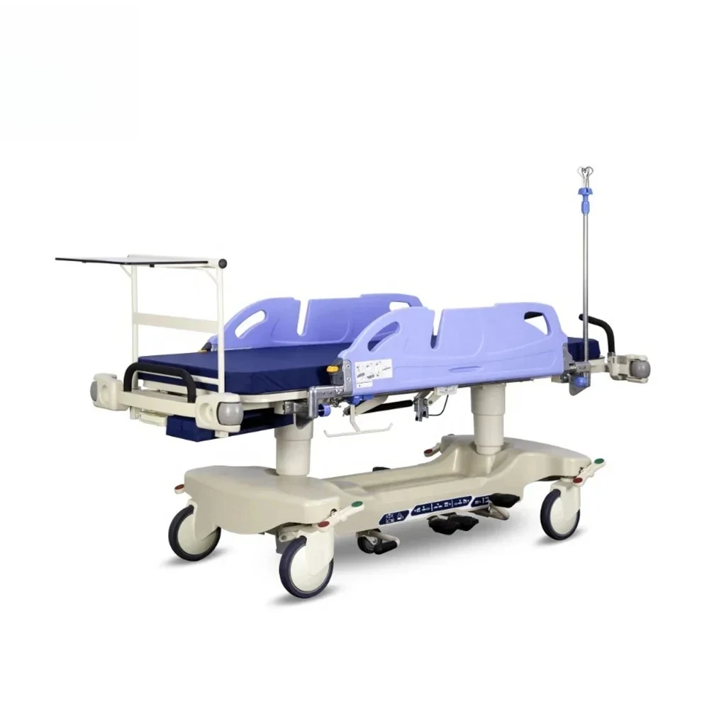 Best Selling Medical Equipment Patient Transfer Adjustable Emergency Ambulance Rescue Stretcher Bed With Free Spare Parts