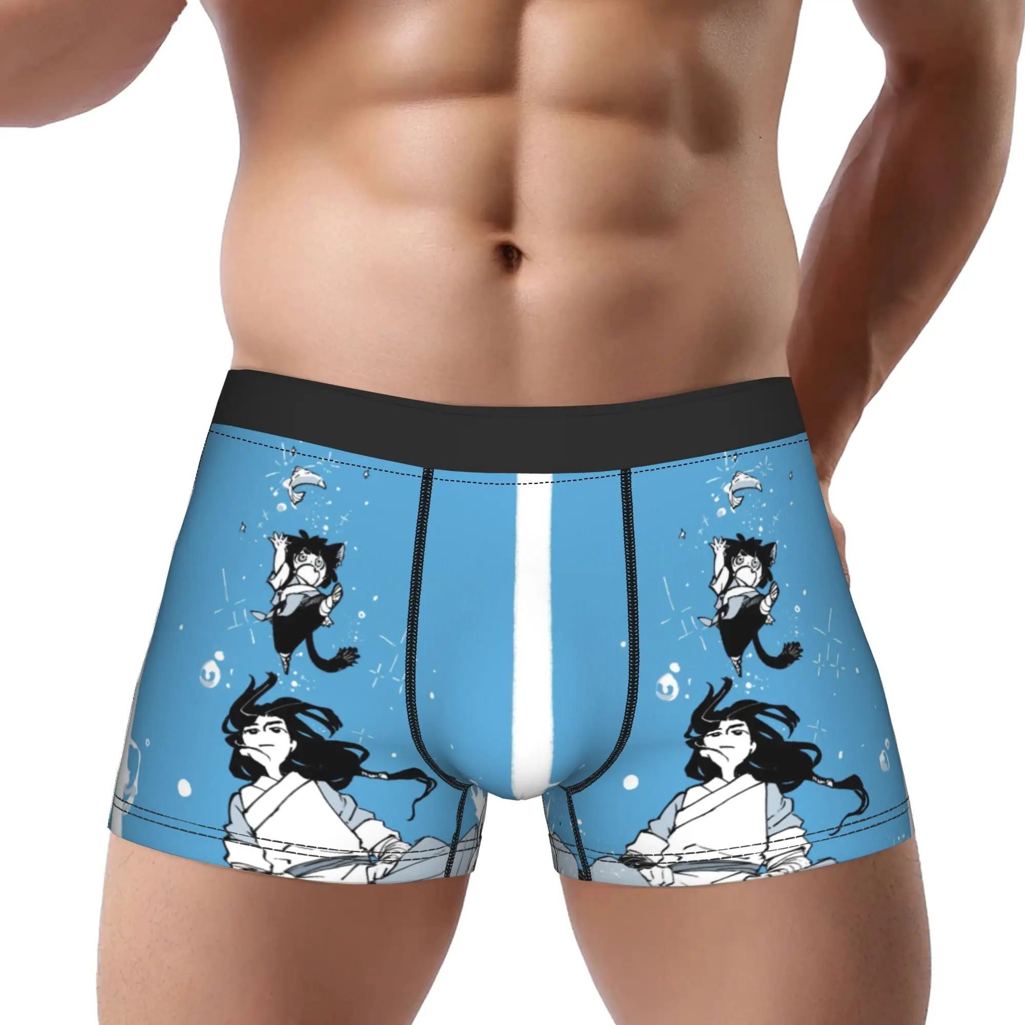 The Legend of Luo Xiaohei Underpants Homme Panties Man Underwear  Comfortable Shorts Boxer Briefs