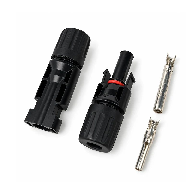 10/20/100PCS Solar PV Connector Kit 1000V 30A IP67 Waterproof Male Female Crimp Plug for 2.5 4 6mm2 Photovoltaic Panel Cables