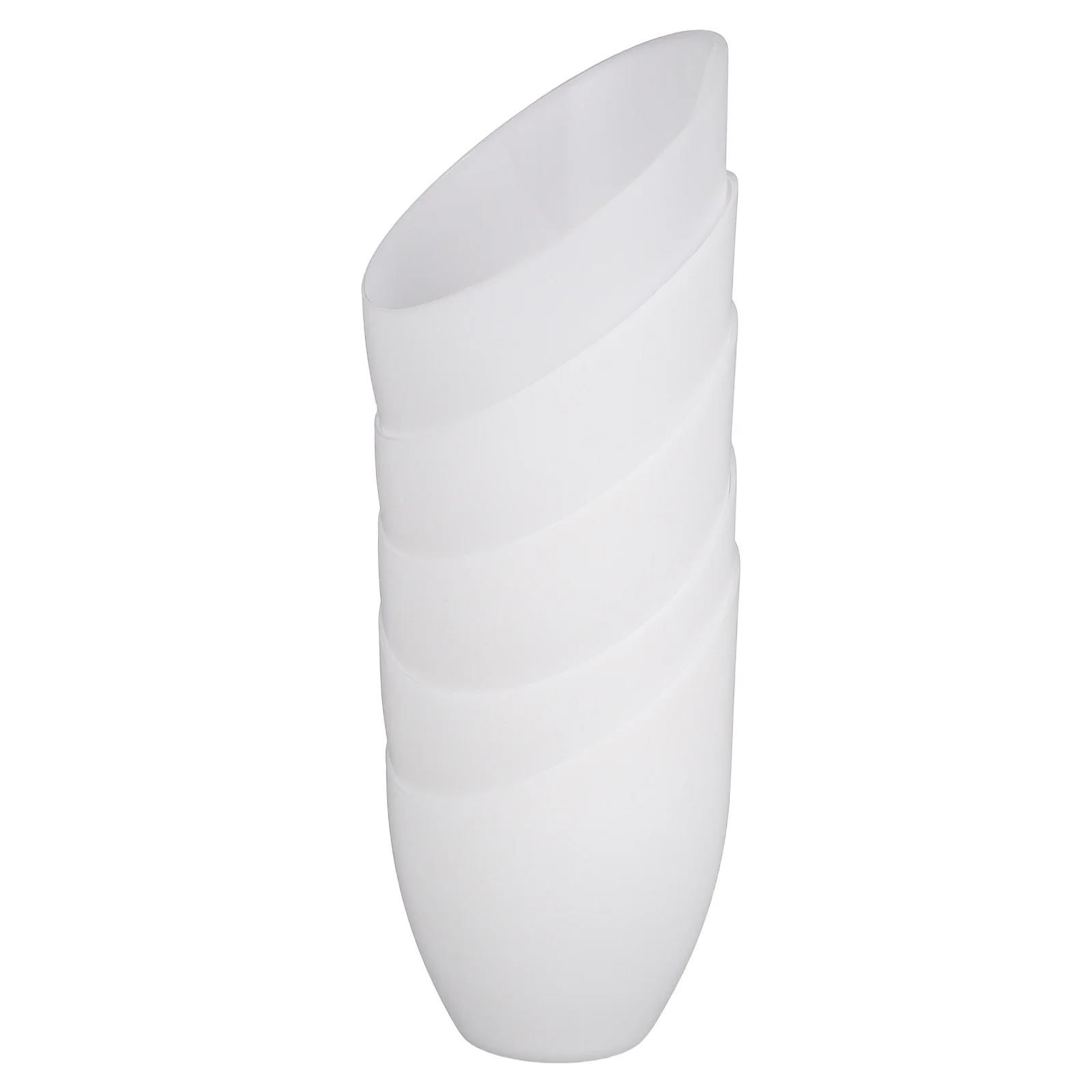 

5pcs Horseshoe Lamp Shade Plastic Inclined Head Design For Bedroom Ceiling Table Floor Wall Lights Simple Lamp Cover Replacement