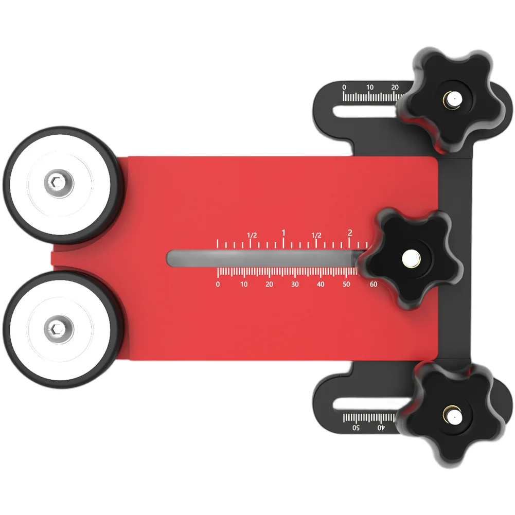 For Woodworking Table Saw Flip Roller Fixture with Sliding Dovetail Design and Adjustable Range for Accurate Cuts